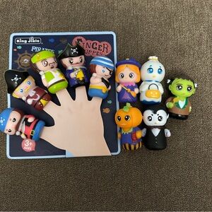 Finger Puppets Halloween and Pirate Themed